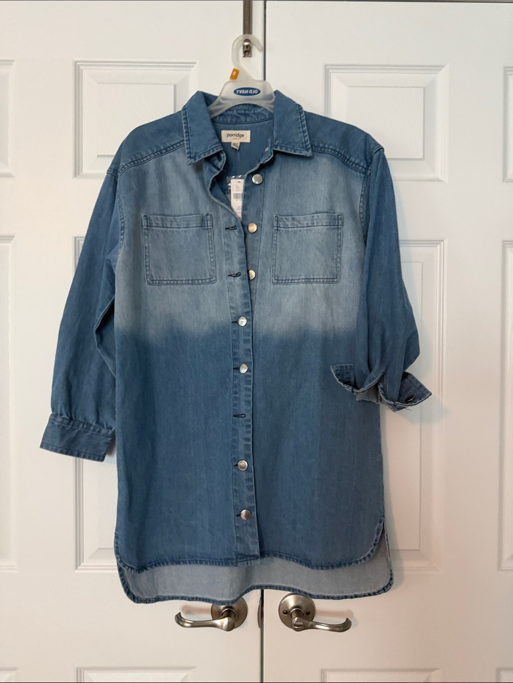 NWT denim shirt/dress/jacket